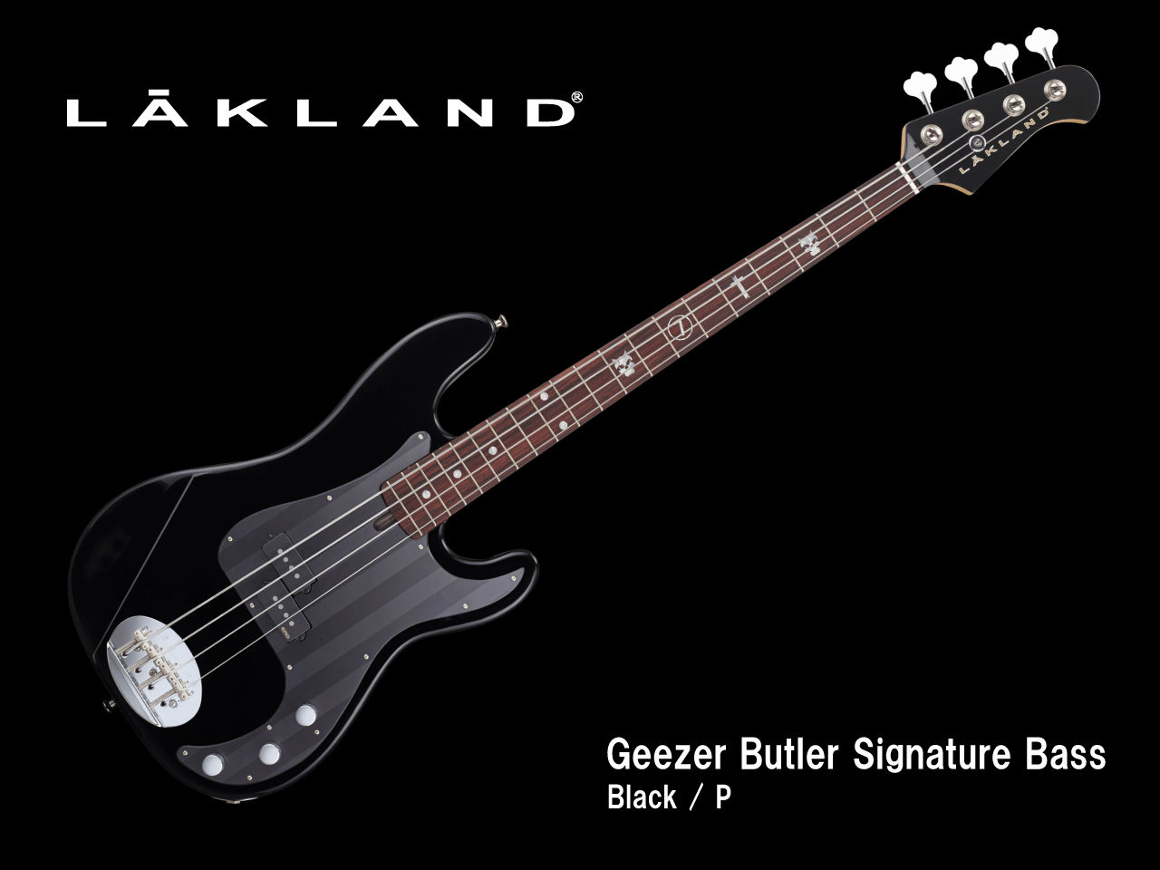 【受注生産】LAKLAND(レイクランド) USA US Geezer Butler Signature P (Black Sabbat/Geezer Butlerモデル)