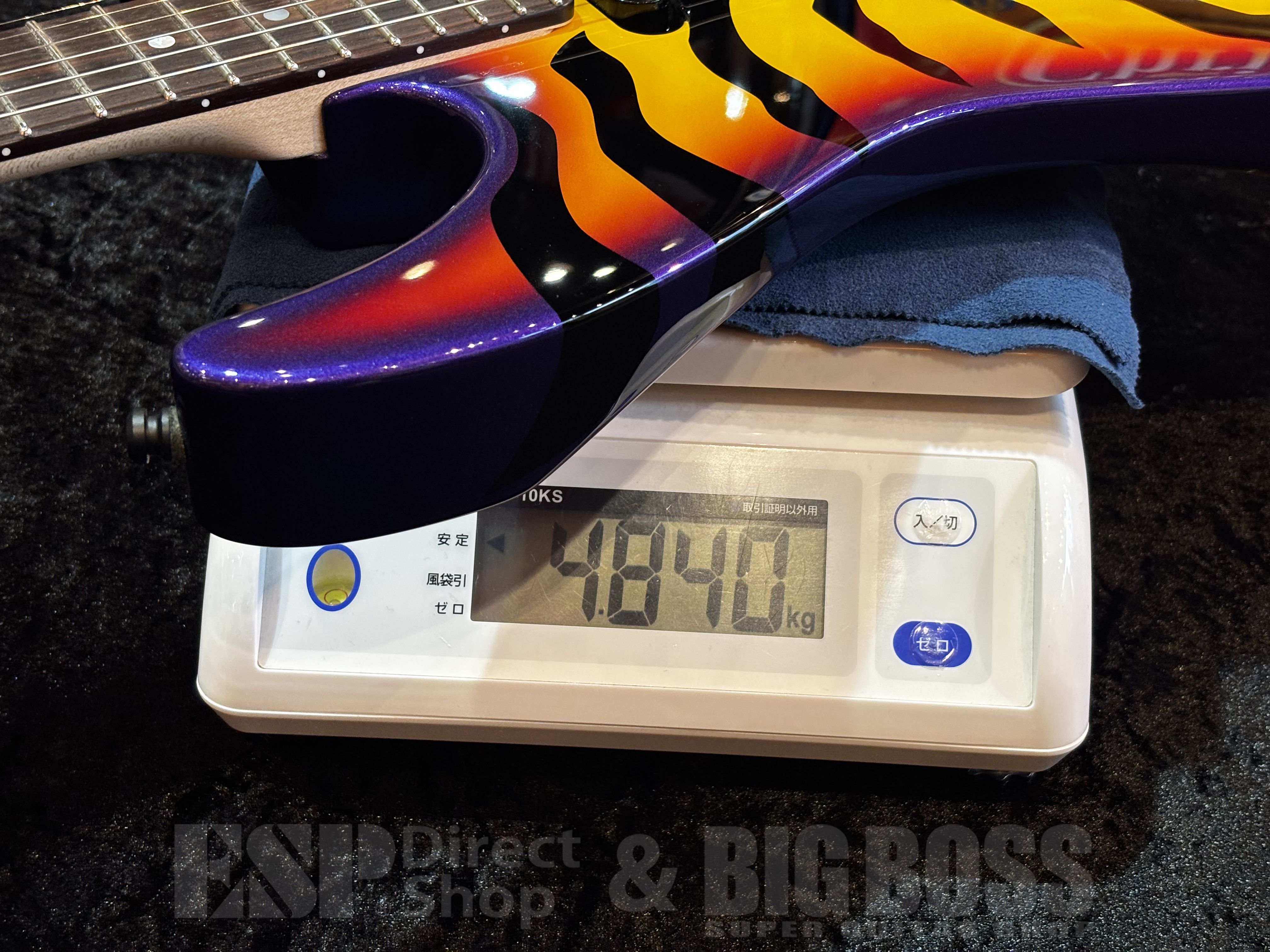 【即納可能/中古品】 ESP （イーエスピー） PURPLE TIGER 【Purple Sunburst Tiger Graphic】 福岡店