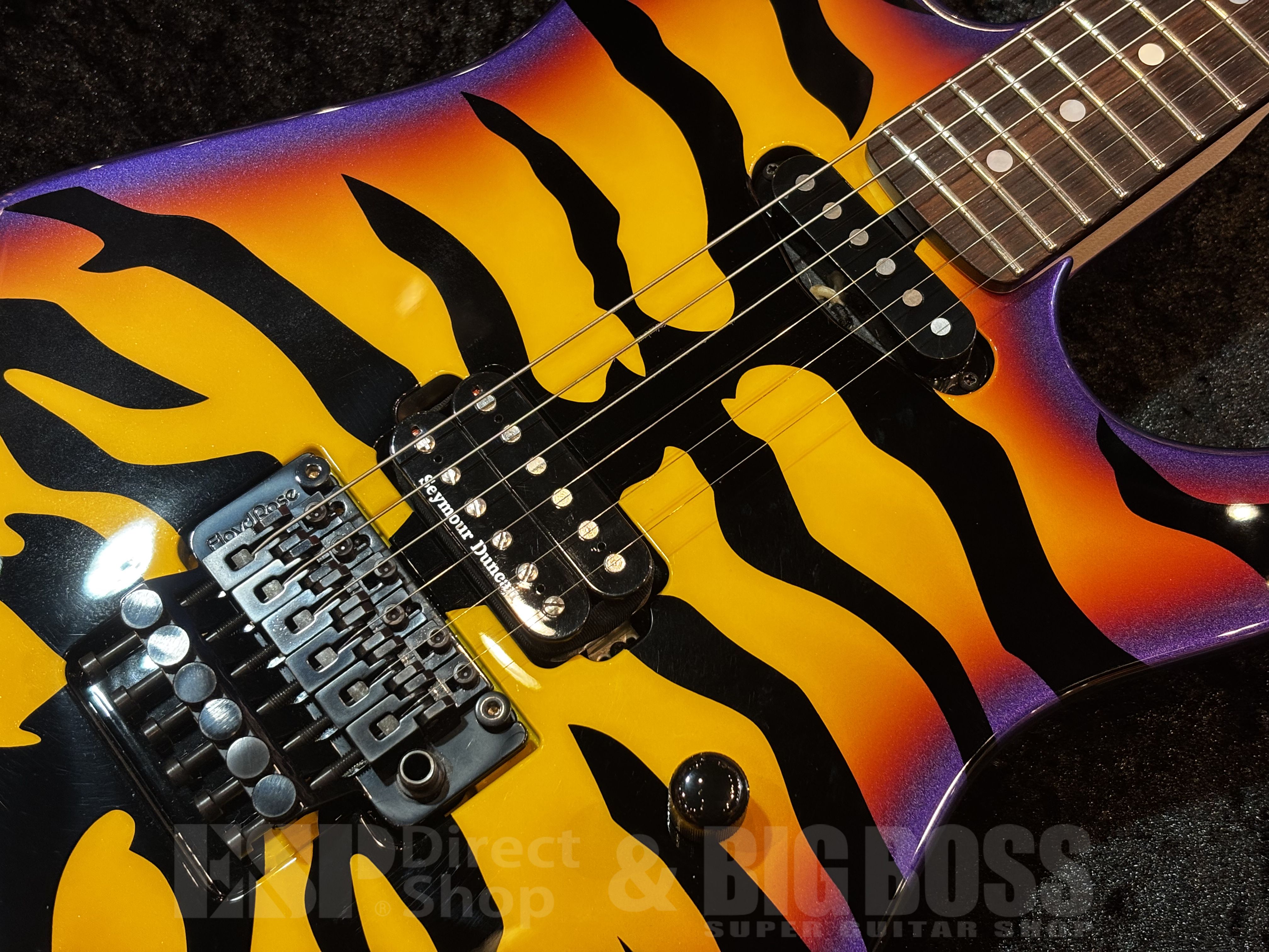 【即納可能/中古品】 ESP （イーエスピー） PURPLE TIGER 【Purple Sunburst Tiger Graphic】 福岡店