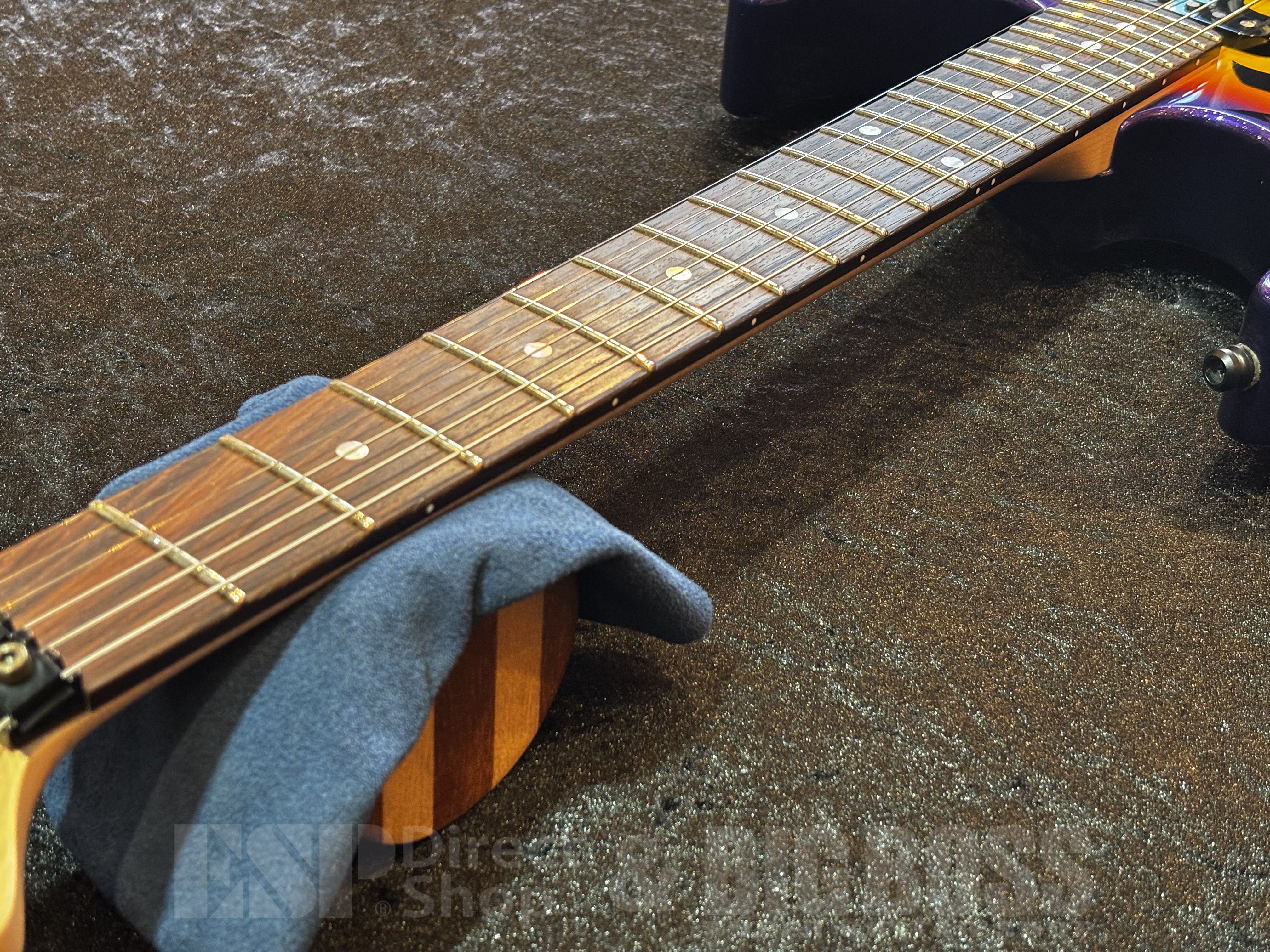 【即納可能/中古品】 ESP （イーエスピー） PURPLE TIGER 【Purple Sunburst Tiger Graphic】 福岡店