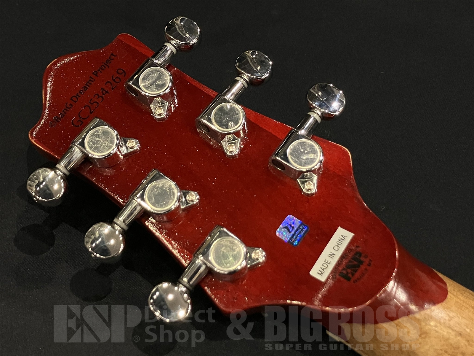 【即納可能】【ESP×バンドリ！ ガールズバンドパーティ！ コラボレーション】BanG Dream!(バンドリ！) POTBELLY FM Rāna  /  MyGO!!!!! 要 楽奈 Model 京都店