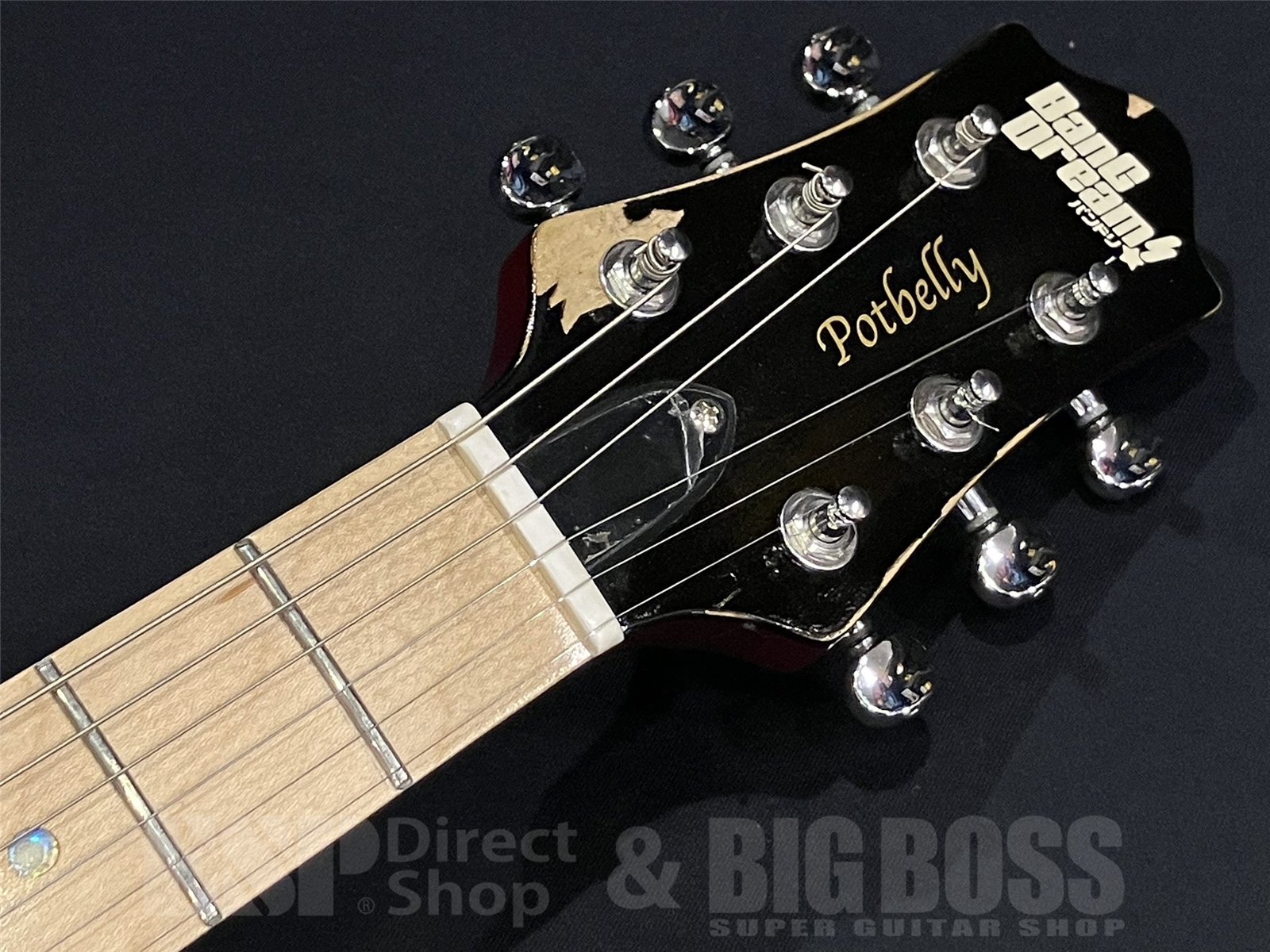 【即納可能】【ESP×バンドリ！ ガールズバンドパーティ！ コラボレーション】BanG Dream!(バンドリ！) POTBELLY FM Rāna  /  MyGO!!!!! 要 楽奈 Model 京都店