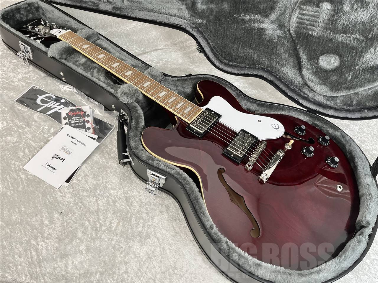 【即納可能】Epiphone ( エピフォン ) Noel Gallagher Riviera/Dark Wine Red  (セミアコースティックギター) お茶の水駅前店・別館