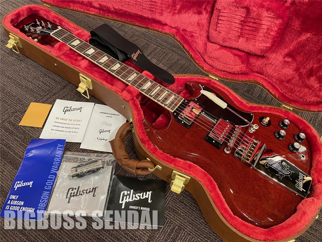 【即納可能】Gibson(ギブソン) SG Standard '61 Maestro Vibrola/Vintage Cherry 仙台店
