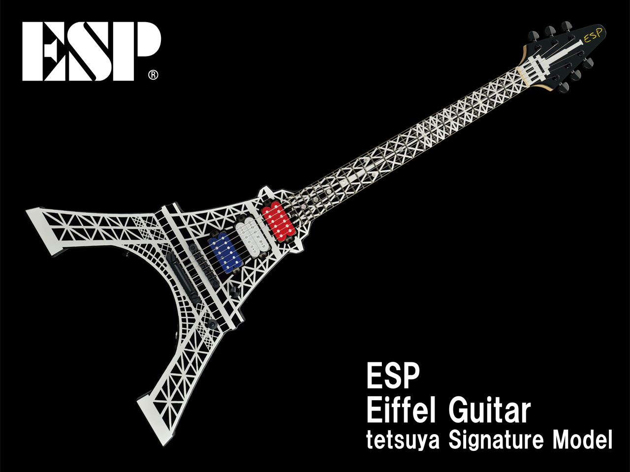 【受注生産品】ESP(イーエスピー) Eiffel Guitar (tetsuya Signature Model)