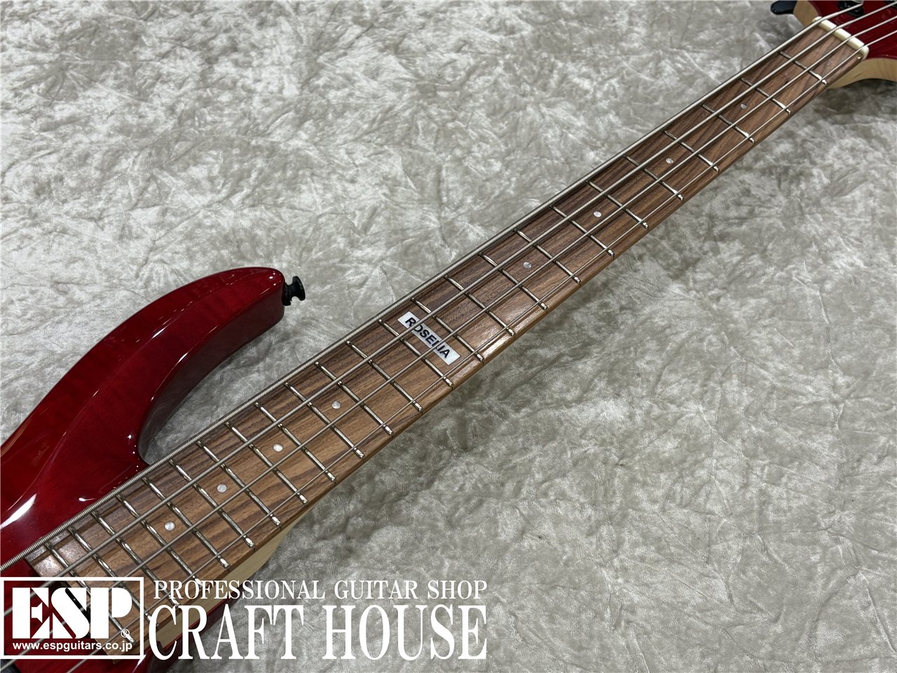 ミニベース【ESP×バンドリ！ ガールズバンドパーティ！ コラボレーション】BanG Dream!(バンドリ！) BTL LISA Mini / Roselia 今井リサ Model 渋谷店