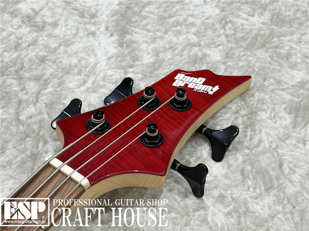 ミニベース【ESP×バンドリ！ ガールズバンドパーティ！ コラボレーション】BanG Dream!(バンドリ！) BTL LISA Mini / Roselia 今井リサ Model 渋谷店