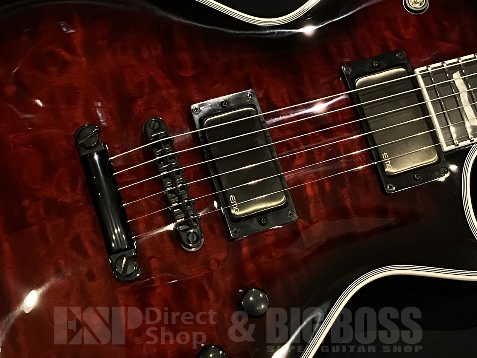 【即納可能 / アウトレット】E-II(イーツー) EC QM / See Thru Black Cherry Sunburst 京都店【新春初売りお年玉セール対象商品】