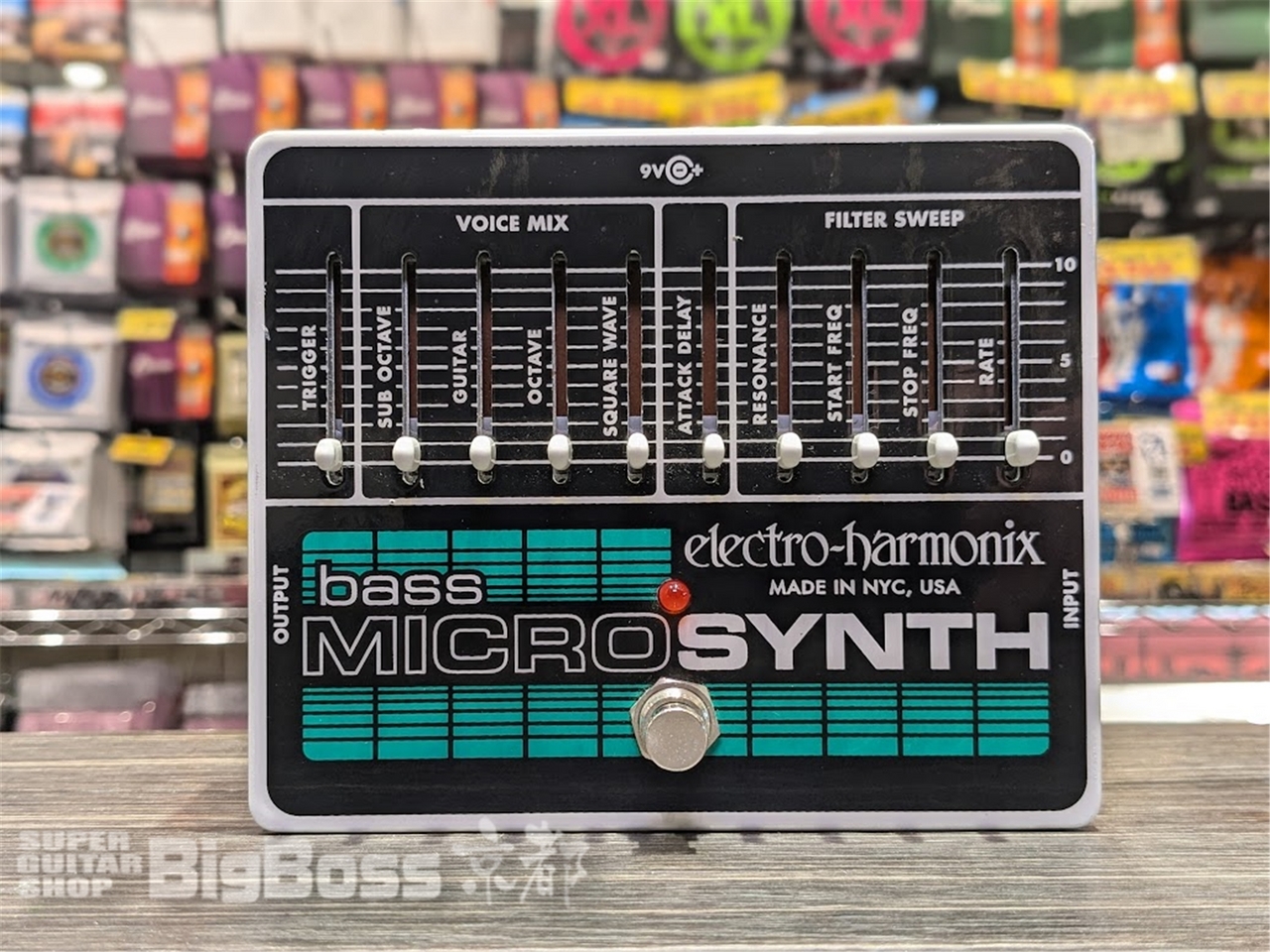 【即納可能 / アウトレット】Electro-Harmonix(エレクトロハーモニックス) Bass Micro Synthesizer Analog Microsynth 京都店【新春初売りお年玉セール対象商品】