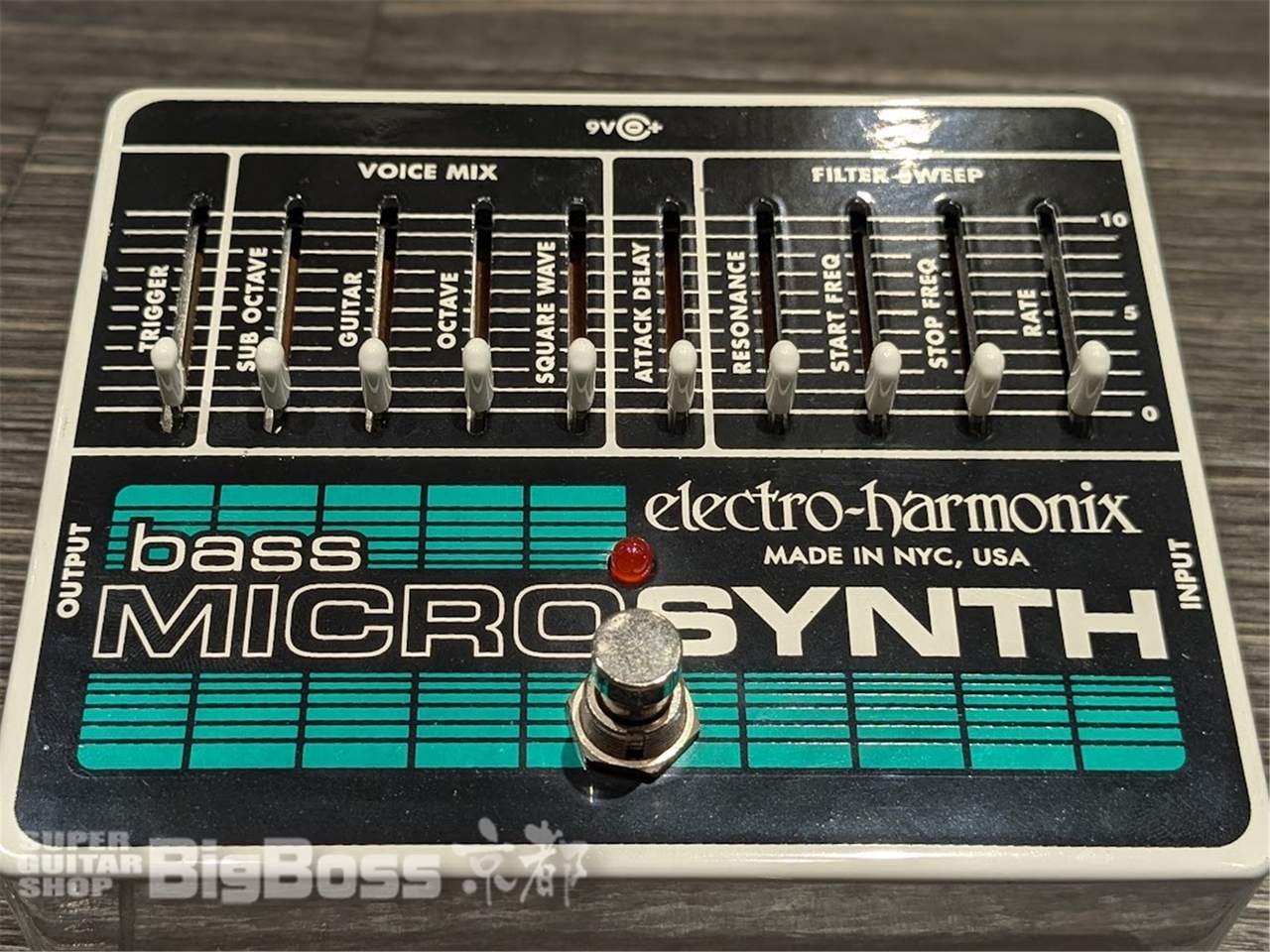 【即納可能 / アウトレット】Electro-Harmonix(エレクトロハーモニックス) Bass Micro Synthesizer Analog Microsynth 京都店【新春初売りお年玉セール対象商品】