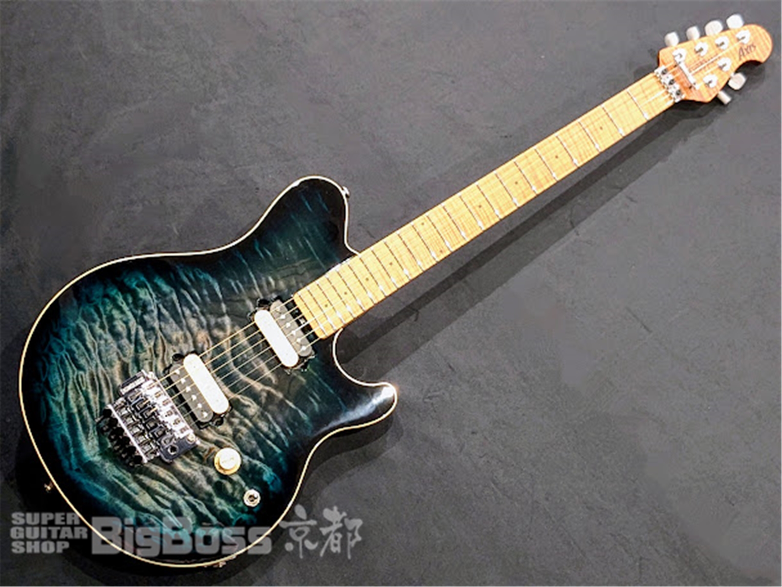 【即納可能】MUSIC MAN (ミュージックマン) Axis Yucatan Blue Quilt 京都店【新春初売りお年玉セール対象商品】