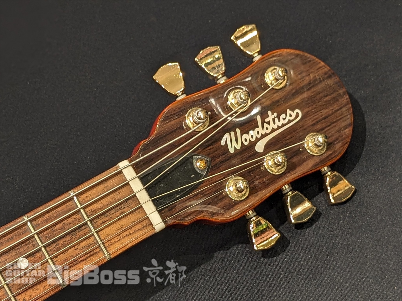 【即納可能】Woodstics Guitars(ウッドスティックギターズ) WS-MINI ALOHA / PINK & YELLOW ALOHA 京都店