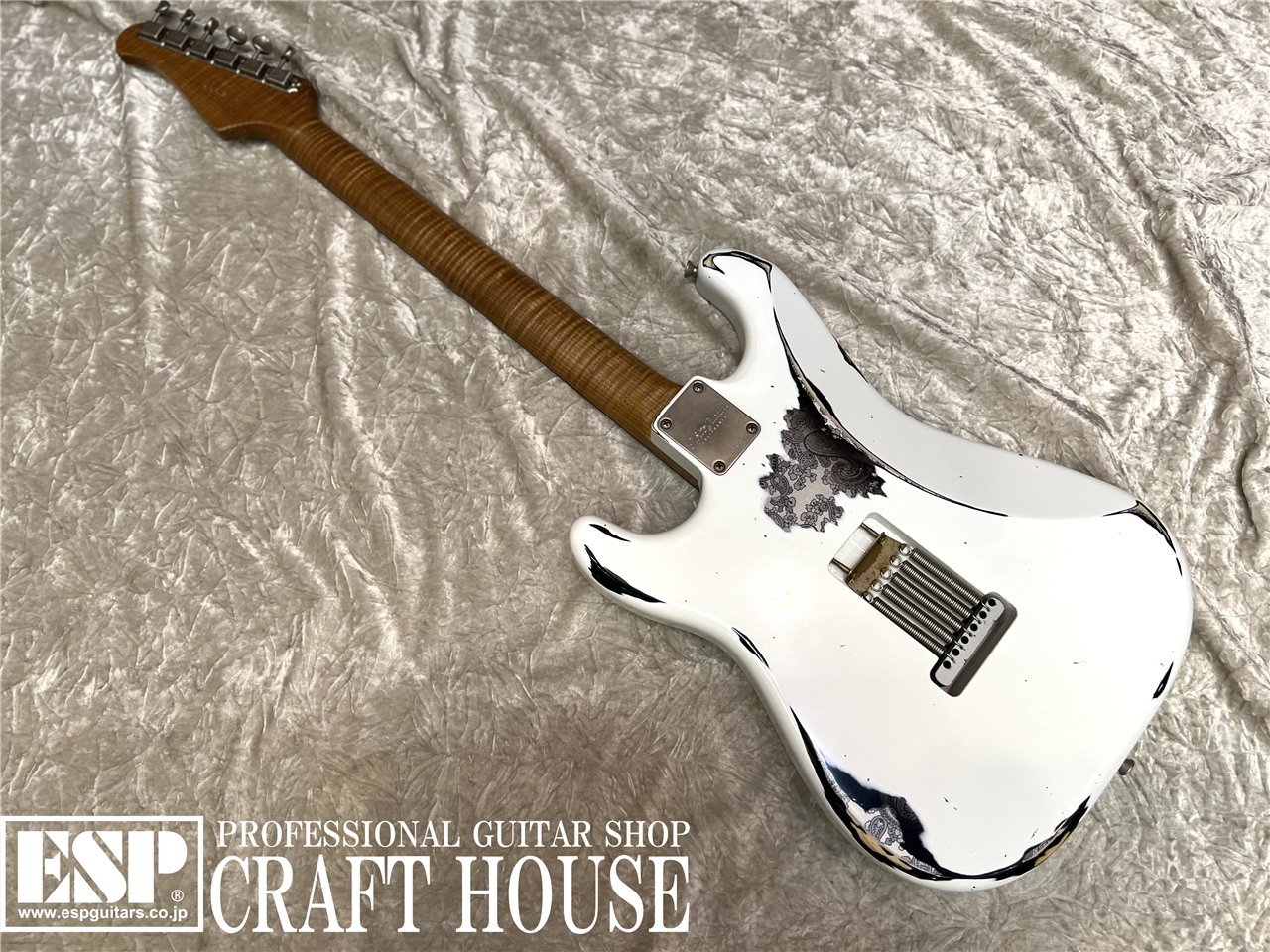 【即納可能】Xotic XSC-2 / Olympic White over Black Paisely Heavy Aged　渋谷店【新春初売りお年玉セール対象商品】