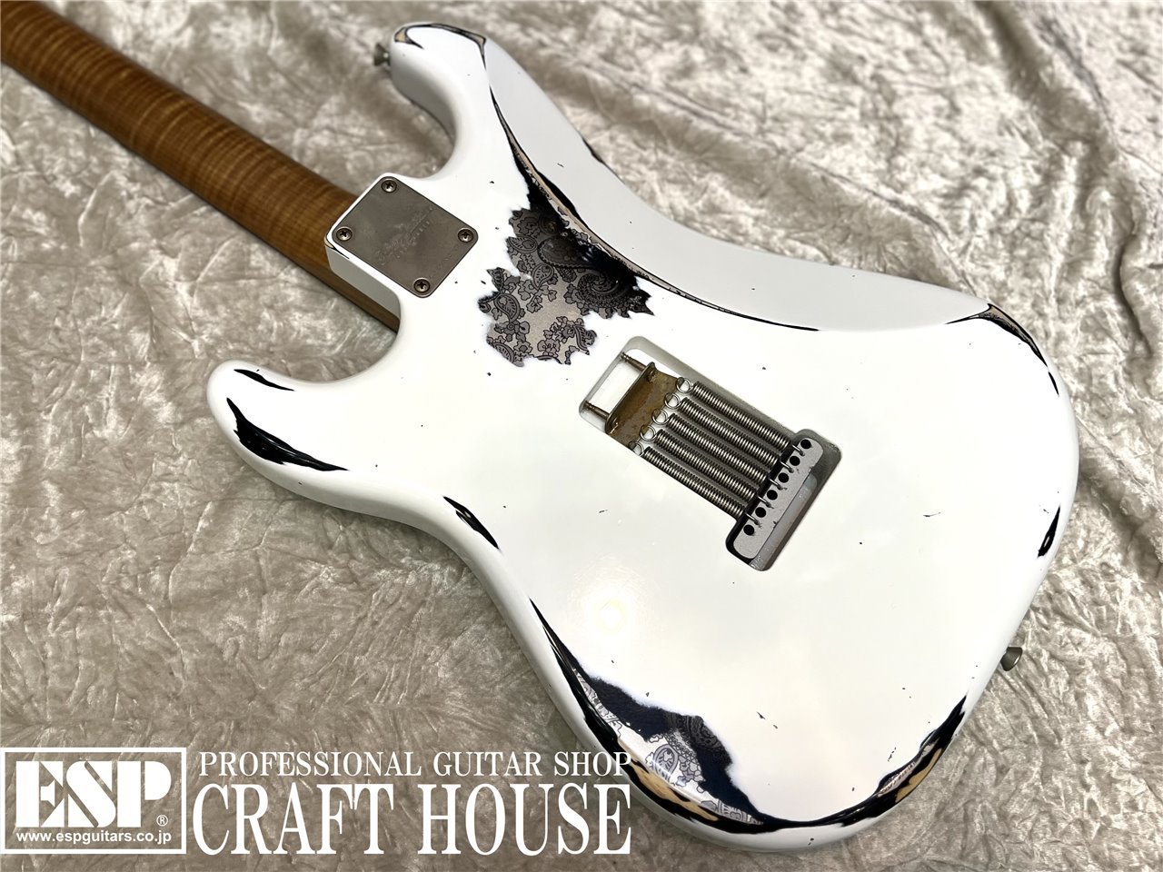 【即納可能】Xotic XSC-2 / Olympic White over Black Paisely Heavy Aged　渋谷店【新春初売りお年玉セール対象商品】