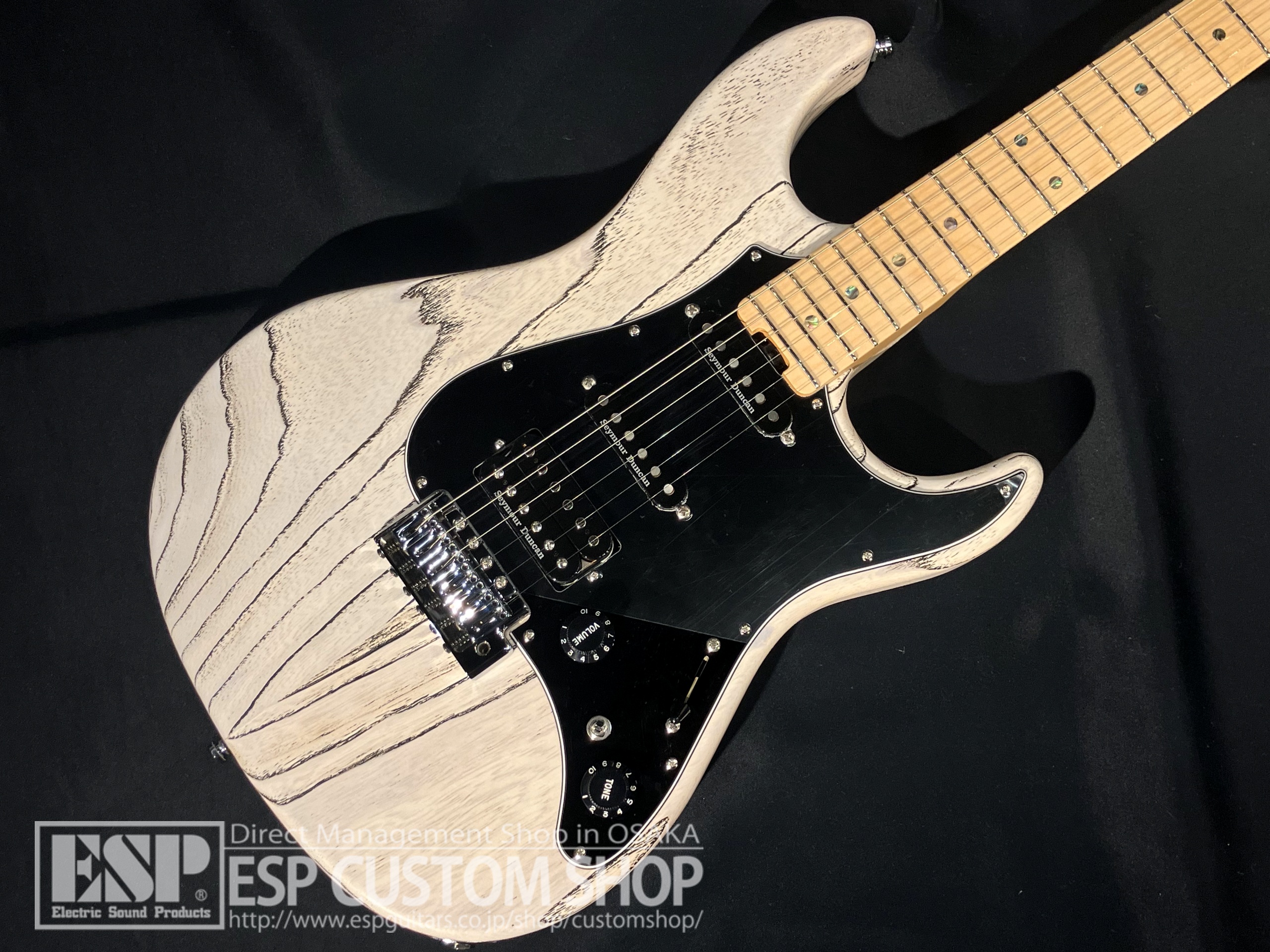 【即納可能】ESP(イーエスピー) SNAPPER-AS DRIFTWOOD SERIES / White w/Black Filler 大阪店