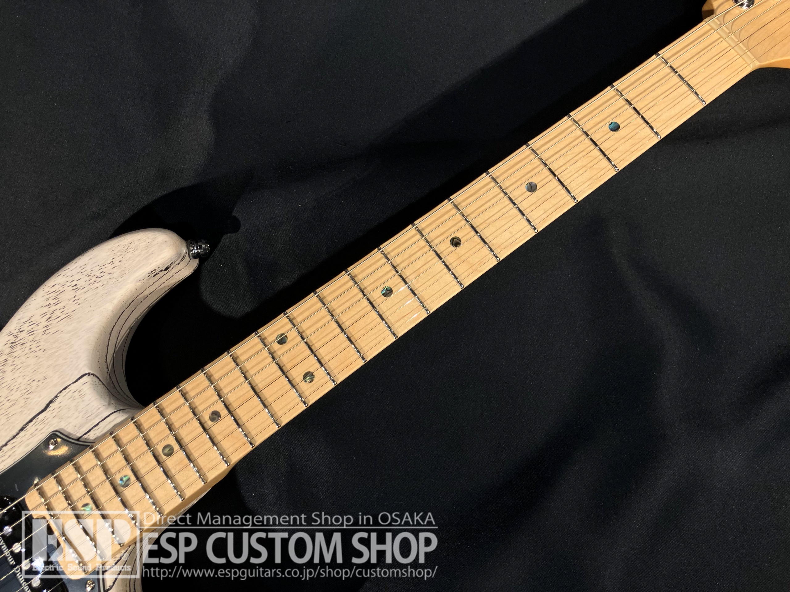 【即納可能】ESP(イーエスピー) SNAPPER-AS DRIFTWOOD SERIES / White w/Black Filler 大阪店