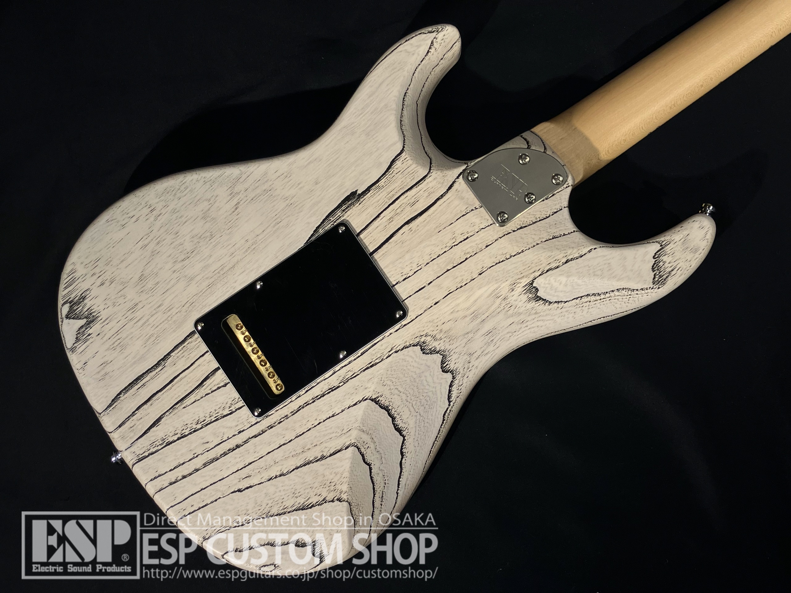 【即納可能】ESP(イーエスピー) SNAPPER-AS DRIFTWOOD SERIES / White w/Black Filler 大阪店