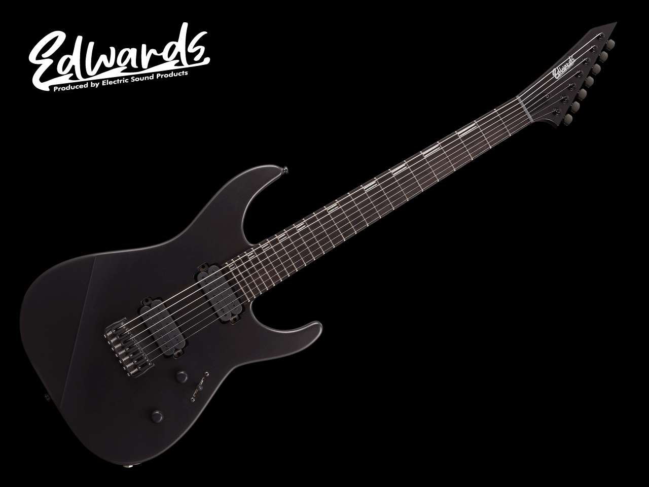 EDWARDSより、M-IIシリーズの流れを汲む新しい7弦ギター、E-M-II-7 が