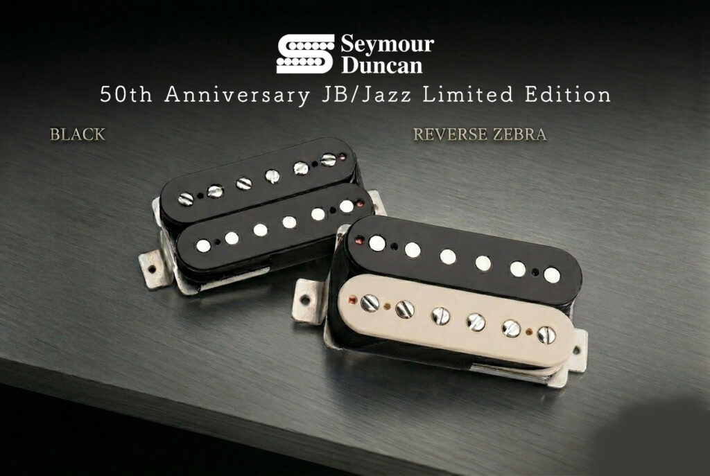 Seymour Duncanから50周年記念のJB/JAZZモデルが発売