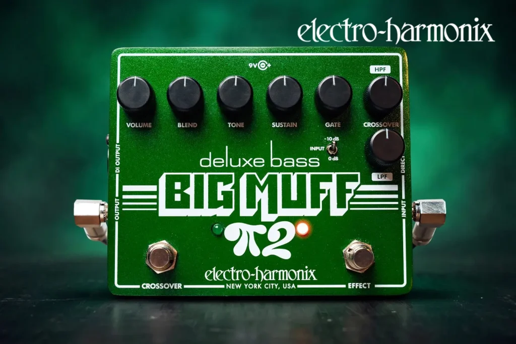 Electro-Harmonix(エレクトロ・ハーモニックス) から待望のベース用マルチディストーション「Deluxe Bass Big Muff Pi 2」が登場！