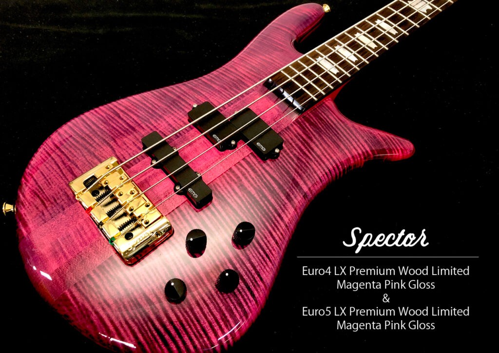 Spector EURO4LX & EURO5LX Premium Wood Limited / Magenta Pink Gloss